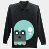 Long Sleeve Silk Touch Polo with Pocket Thumbnail