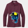 Women's Silk Touch Long Sleeve Polo Thumbnail